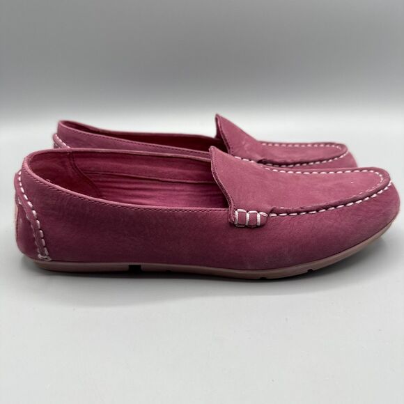 Sperry Bay View Slip On Leather Womens Pink Flat Casual Size 6.5 - Picture 1 of 10